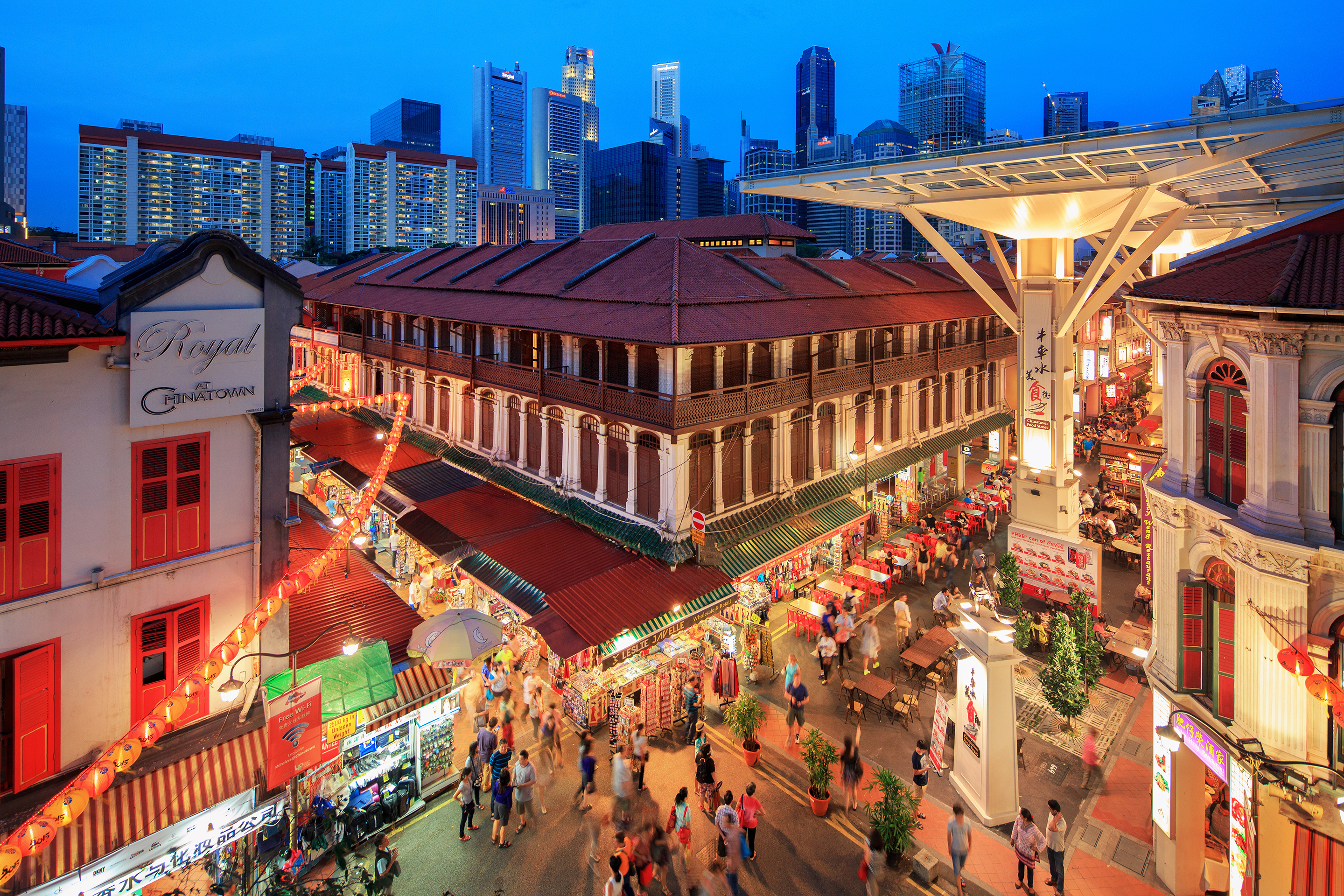 Chinatown Night Scene